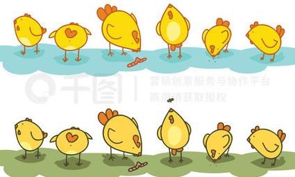 卡通农场的山谷里的鸡用来干什么